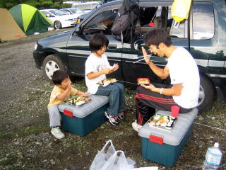 F１日本グランプリ ２００５ でみおくん で車中泊 ３泊