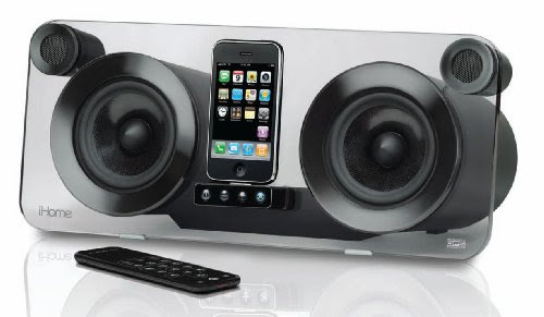 iHome IP1E High Fidelity Speaker System for iPhone and iPod - Black