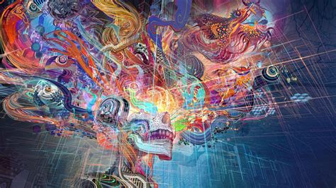 colorful abstract skull wallpapers hd desktop  mobile backgrounds