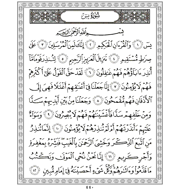 Comment apprendre la sourate yassin