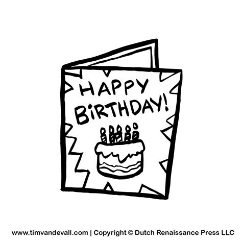  print out black and white birthday cards projects to try regarding