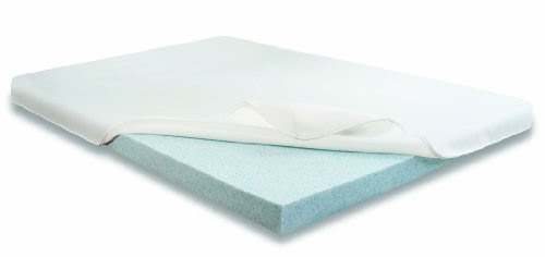 Blueflex Gel Memory Foam Mattress Topper, Queen