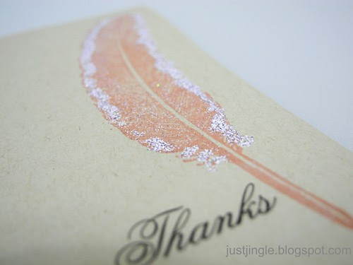 Feathered Thanks (detail)