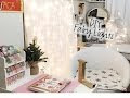 FAIRY LIGHT CHANDELIER DIY
