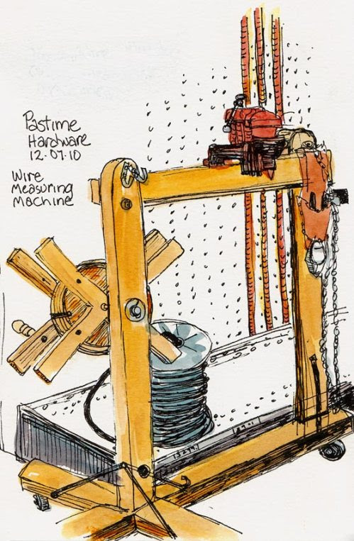 Wire Winding & Measuring Machine, Ink & Watercolor Wire Winding & Measuring Machine, Ink & Watercolor