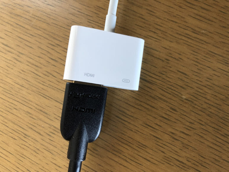 Iphone Ipadをテレビに繋ぐ Iphoneをhdmiケーブルでテレビ接続してmp４動画を映す方法 Amazonプライムビデオも楽しめる