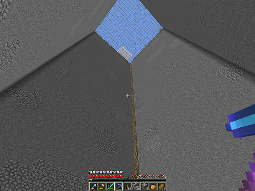 マイクラ 天窓岩盤掘りからブランチマイニング