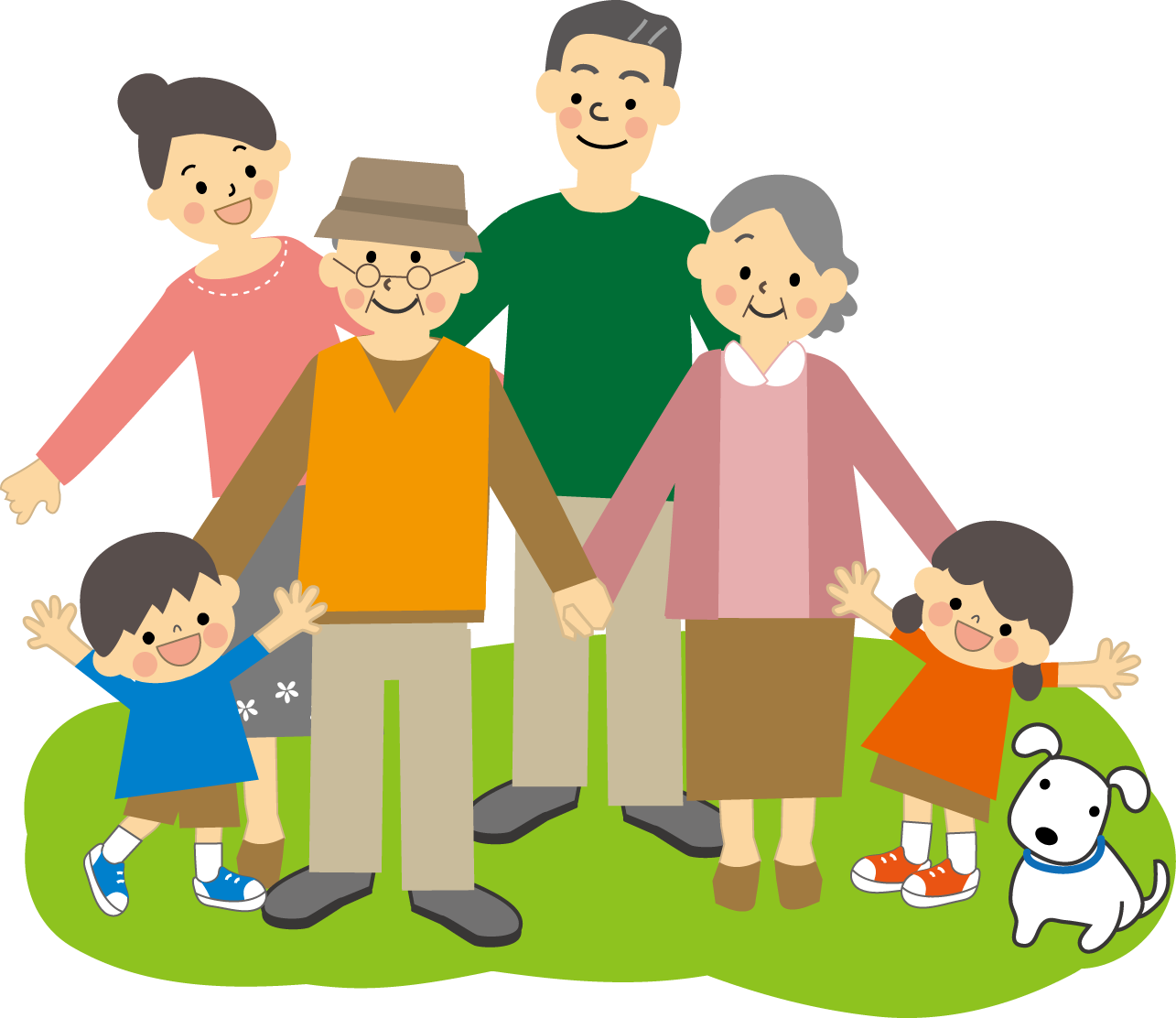 家族ファミリーのイラスト 無料イラスト フリー素材3