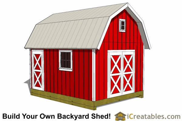 12x14 gambrel shed plans 12x14 barn shed plans