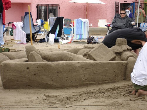 Capitola Sandcastle Contest, Willowpond Boat