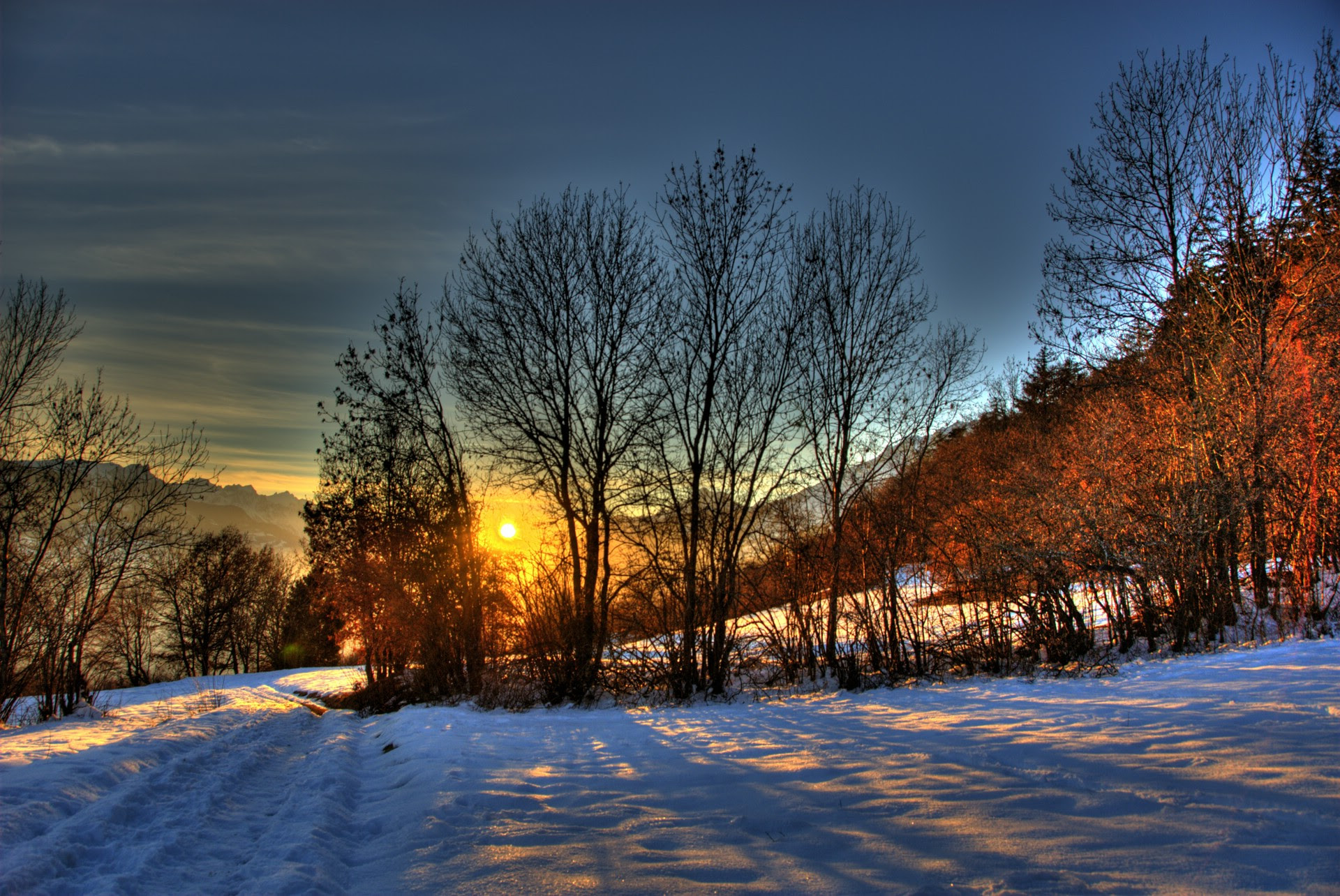 Fond Décran Hd Coucher De Soleil Gratuit Fonds écran