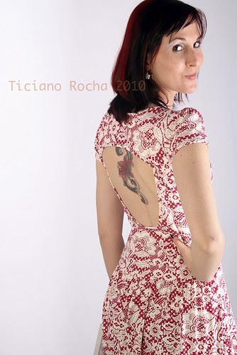 Tattoo Blossom on Women Upper back