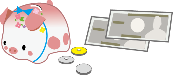 貯蓄のイラスト 無料イラスト