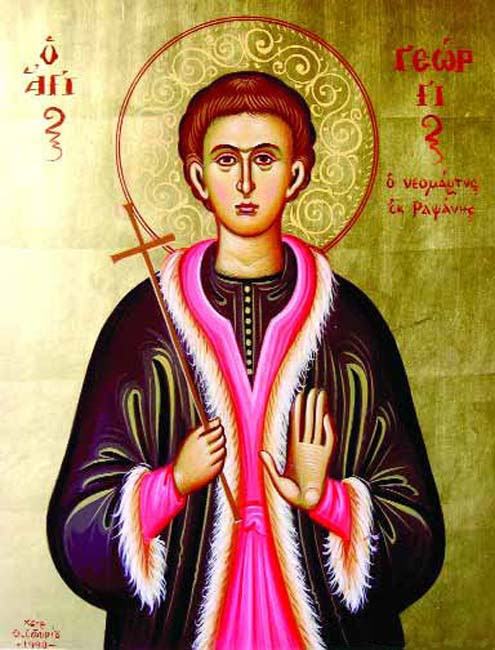 IMG ST. GEORGE New Martyr of Rapsana, at Larissa