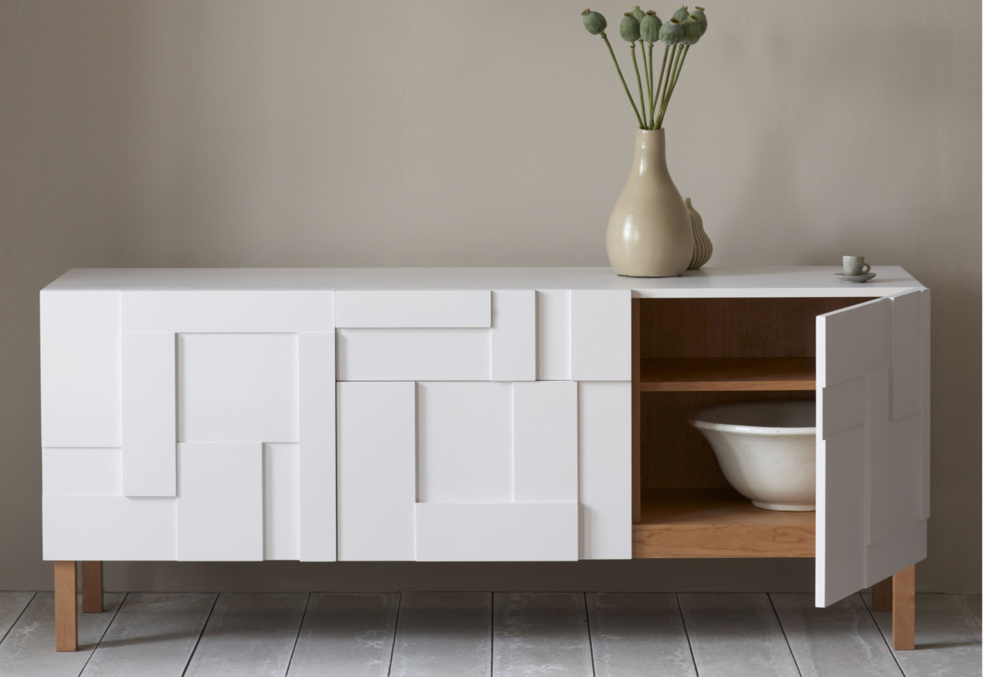 sideboard in living room