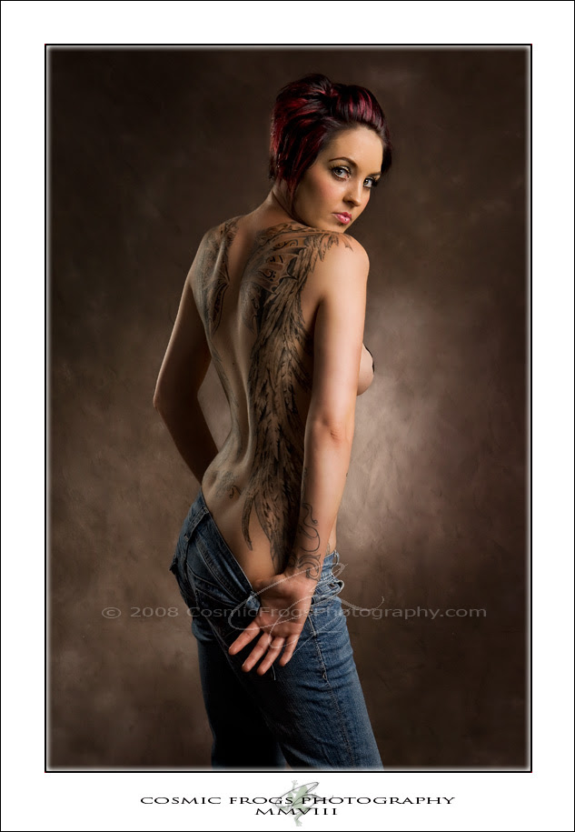 tattooed female