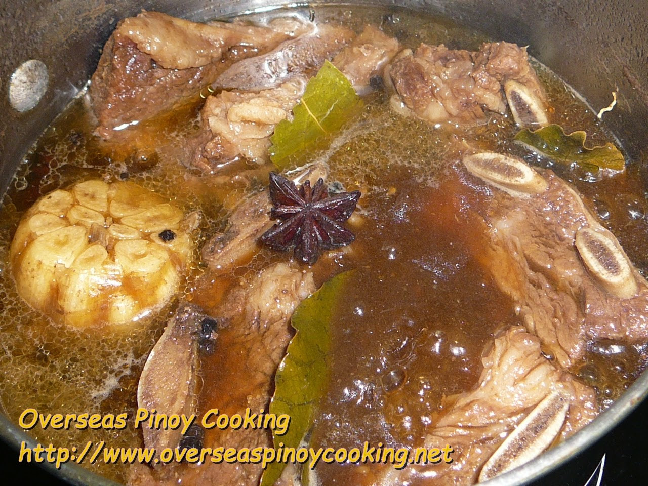 Mango Beer Braised Beef Spare Ribs - Cooking Procedure