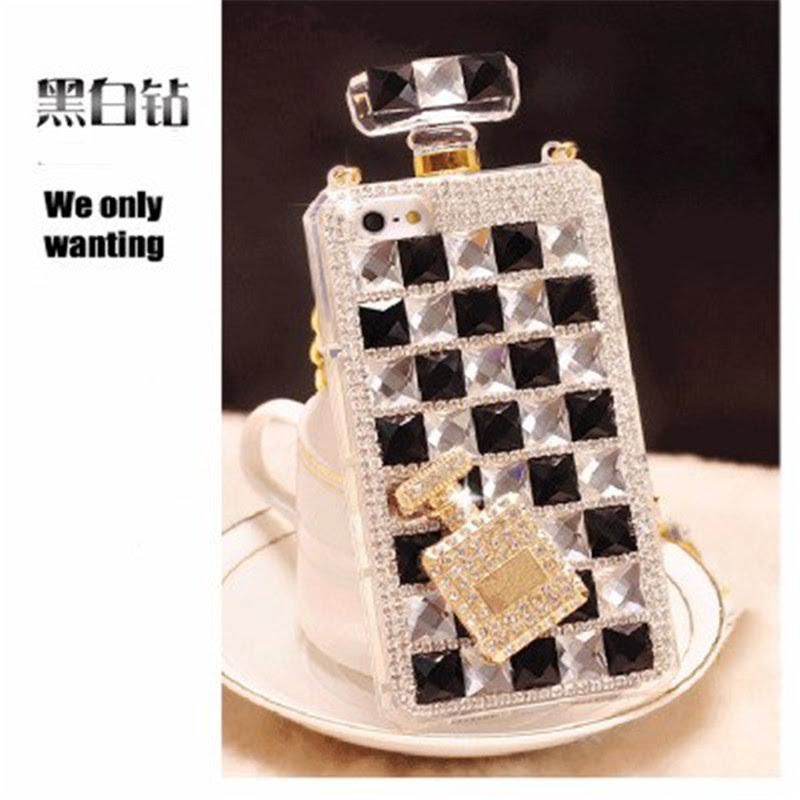 Luxury Diy Rhinestone Bling Perfume Bottle Phone Case For Iphone 12 Pro Max With Chain Mobile Back Cover For Samsung Buy Perfume Bottle Phone Cases For Iphone 12 11 Pro Max Bling