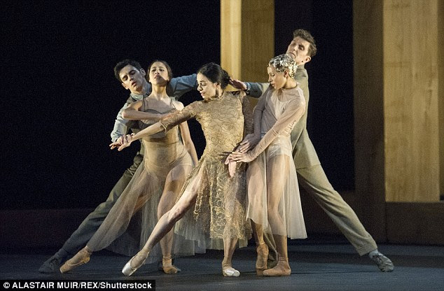 In June 2007, aged 44, she bowed out of her 22-year career. Pictured in Woolf Works Ballet