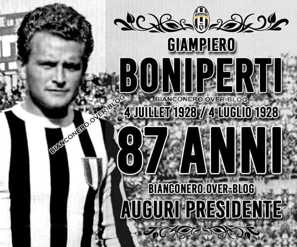 Le 4 juillet 2015, Giampiero Boniperti fête ses 87 ans ...