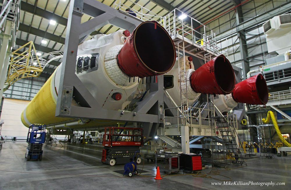 The United Launch Alliance (ULA) Delta-IV Heavy will be totally phased out by the BE-4 methane powered Next Generation Launch System (NGLS). Photo Credit: Mike Killian / AmericaSpace 
