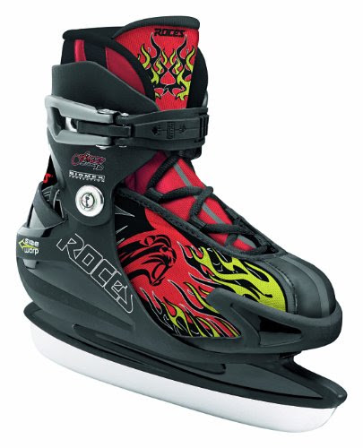  Roces Patins à glace ajustables Fuzzy 1.0 Boy pour enfant Rouge Noir/rouge/jaune 36/40