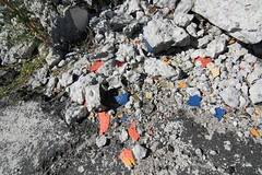 Bits of the Old Colorful Sunset Bowl