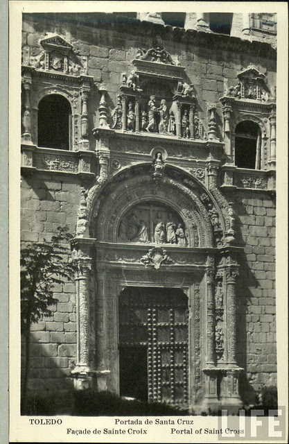 Museo de Santa Cruz (Toledo) a principios del siglo XX. Archivo de la Revista Life