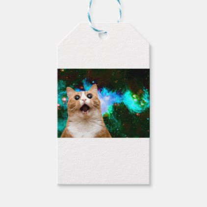 GALAXY CAT GIFT TAGS