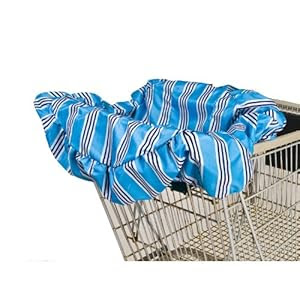Wupzey Shopping Cart / Diner Cover - Blue Stripe