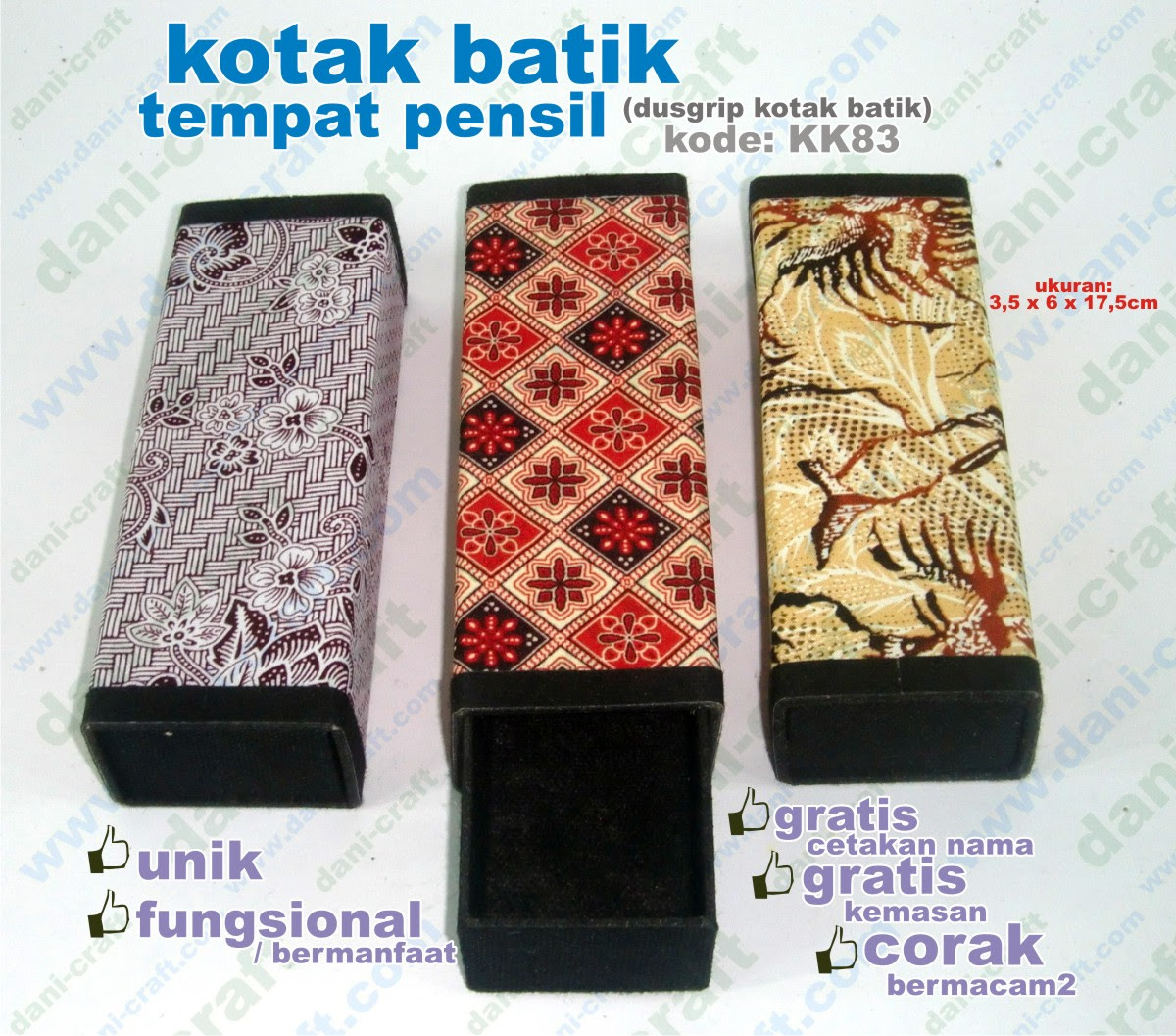 Dusgrip Batik Tempat Pensil Batik KK83 Souvenir Dusgrip Batik Tempat Pensil Batik KK83 Souvenir