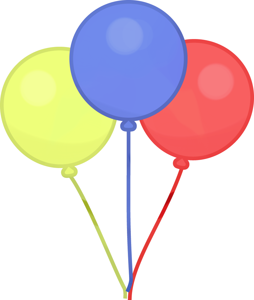 束の風船イラスト 2 4個の束 可愛い無料イラスト素材集