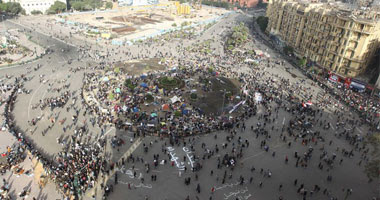 معتصمو ميدان التحرير - صورة أرشيفية -