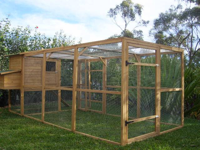 Chicken Coop Cat Enclosure Somerzby Manor Large Run Rabbit ...
