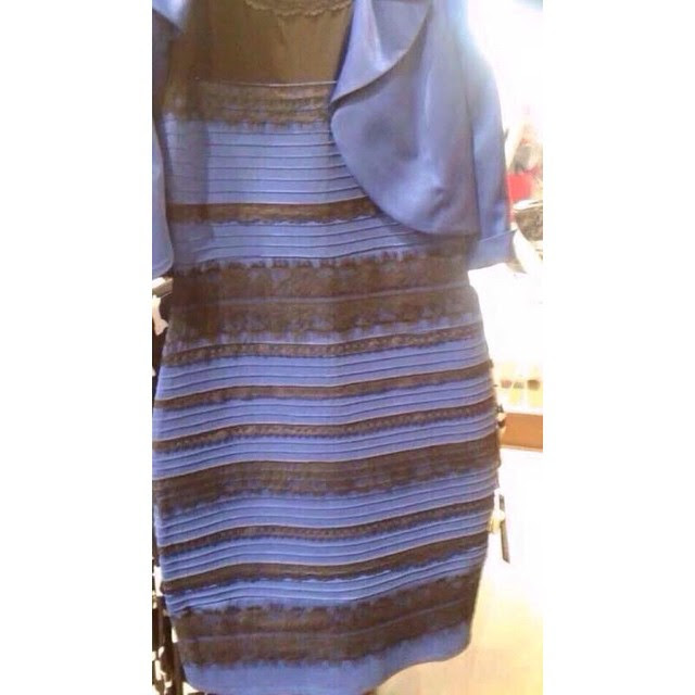Okay UAL! The debate is on! Is the dress #whiteandgold or #blueandblack #globalhysteria