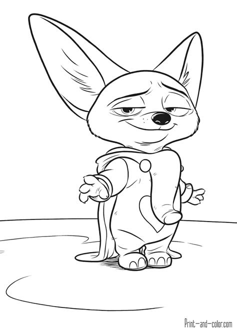 Select from 73818 printable coloring pages of cartoons, animals, nature, bible and many more. zootopia coloring pages print and colorcom
