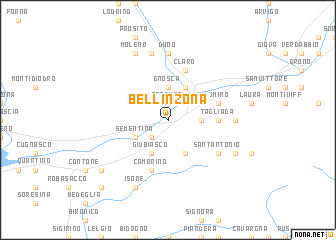 Bellinzona Karte