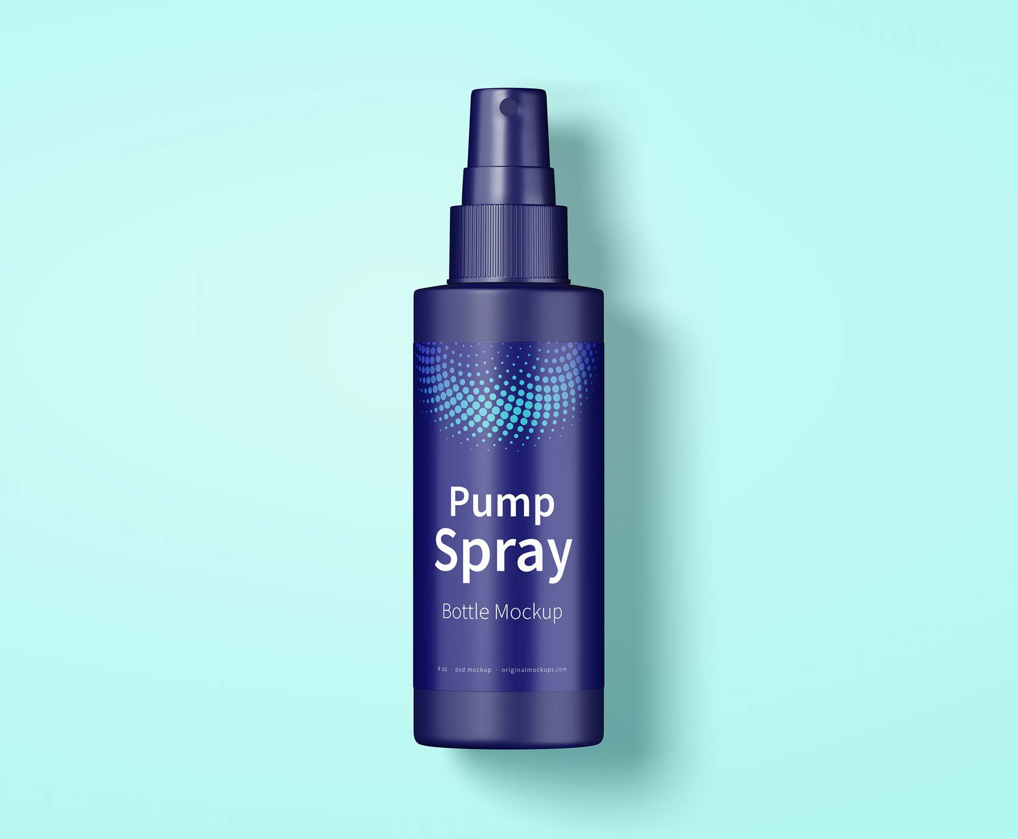 Download Free Pump Spray Bottle Mockup Psd