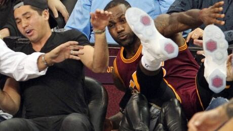 Lebron James-Fan Injured