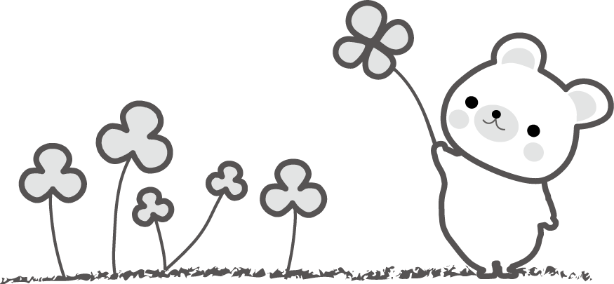 かわいいイラスト 無料イラストフリー素材 クローバー2