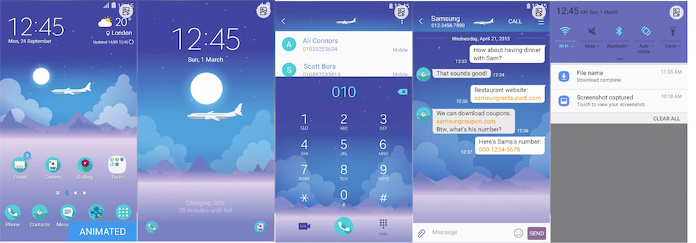 Samsung Galaxy Theme - [PIXOME] Calm Flight (LIVE!)