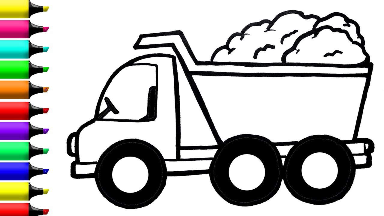 Dump Truck Drawing | Free download on ClipArtMag