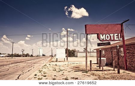 Old motel sign Stock Photo & Stock Images | Bigstock