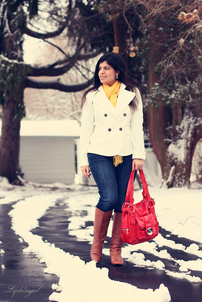 Like white on snow