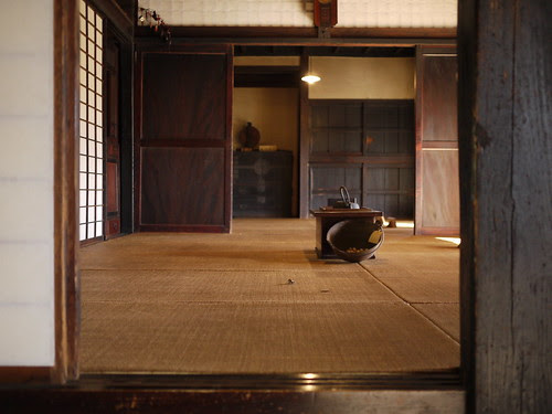 Inside an old Japanese house