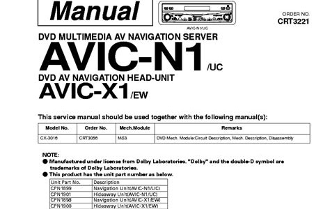 Free Read pioneer avic n1 installation manual GET ANY BOOK FAST, FREE & EASY!📚 PDF