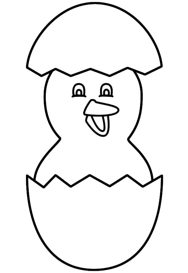 Easter Chick Drawing at GetDrawings | Free download