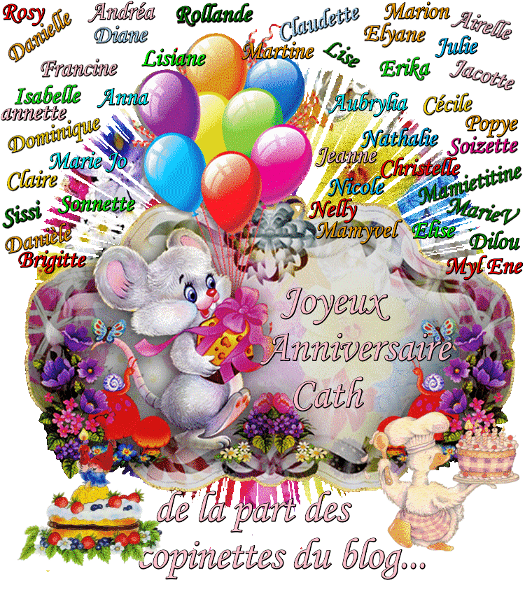 Pour Toi Cath Joyeux Anniversaire