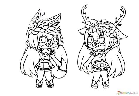  view 12 printable coloring gacha life coloring pages tomboy jus try