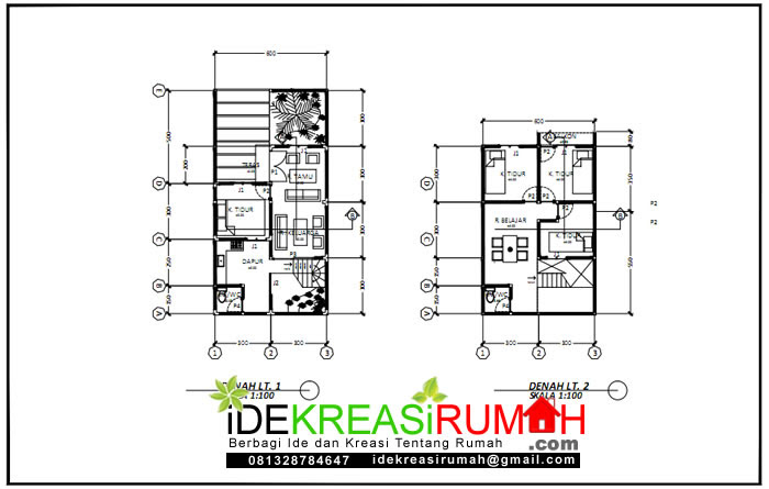 Desain Rumah 2 Lantai Minimalis Kecil Ukuran 6 x 9 meter Desain Rumah 2 Lantai Minimalis Kecil Ukuran 6 x 9 meter